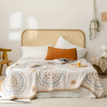 Bohemian Geometrisk Plaid - Vendbar