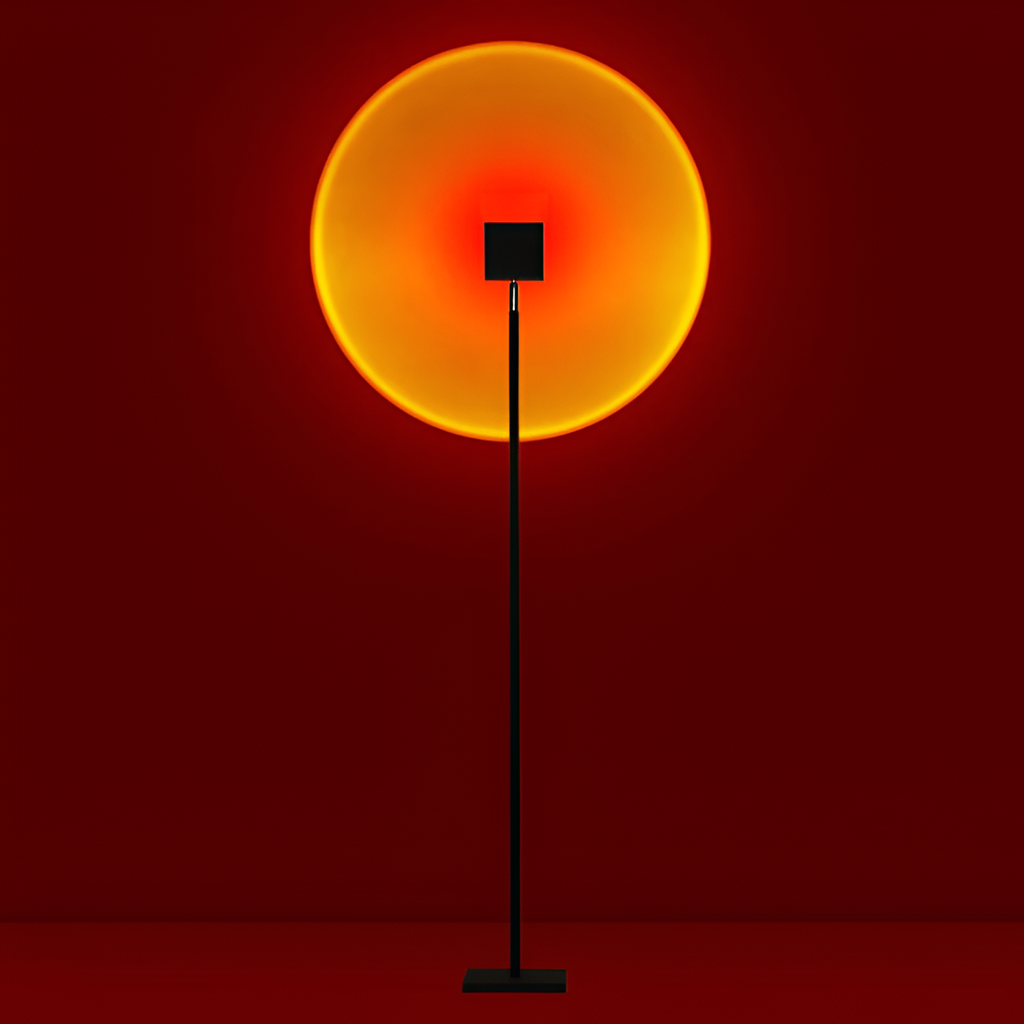 Sunset Projektionsgulvlampe - Gylden Time Stemningsbelysning