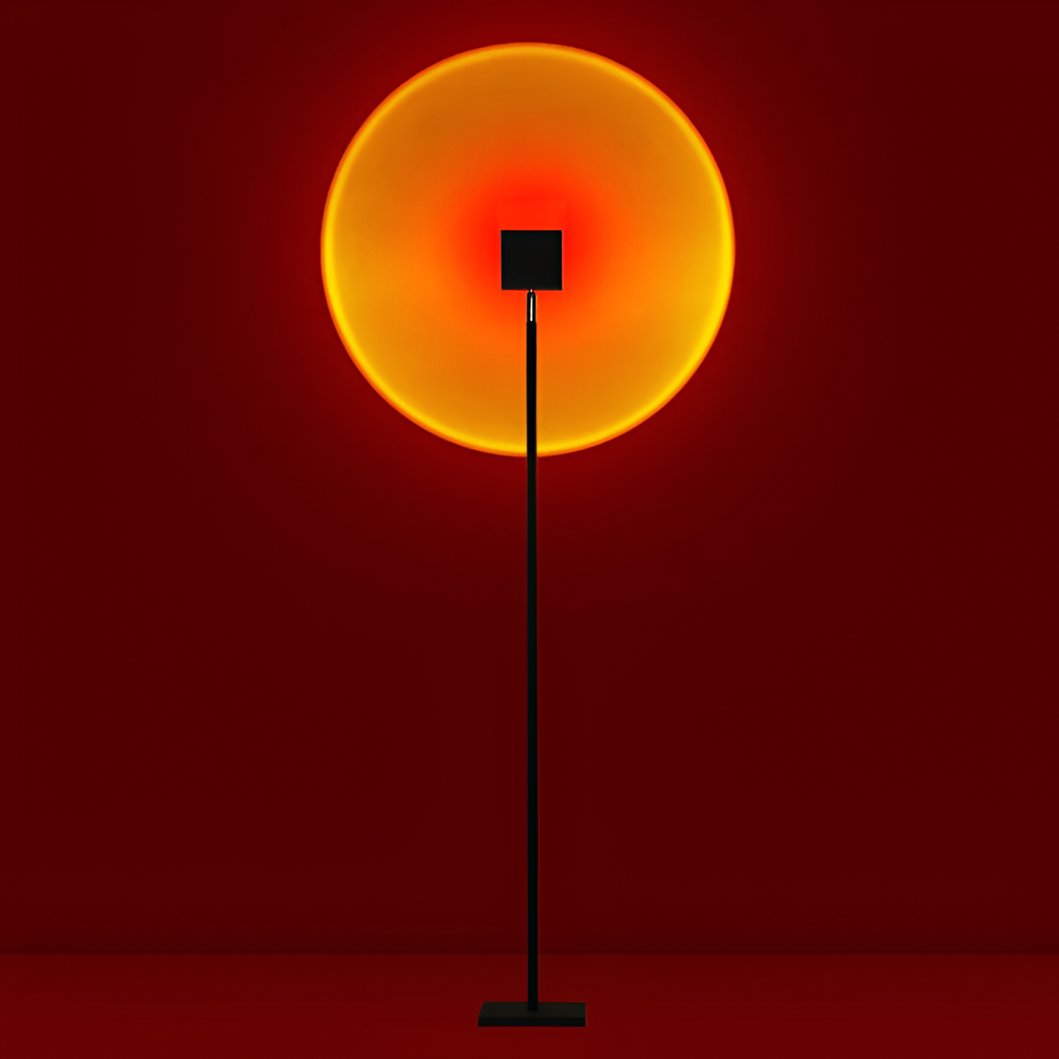 Sunset Projektionsgulvlampe - Gylden Time Stemningsbelysning