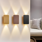 Minimalistisk Væglampe I Børstet Finish – Dobbelt Lys