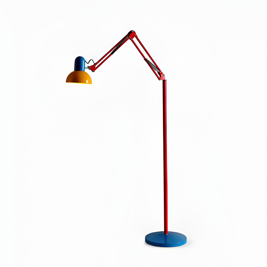 Memphis Industrial gulvlampe med flere arme – justerbar