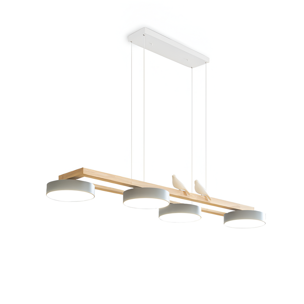 Nordisk Lineær Lysekrone - Minimalistisk