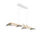 Nordisk Lineær Lysekrone - Minimalistisk