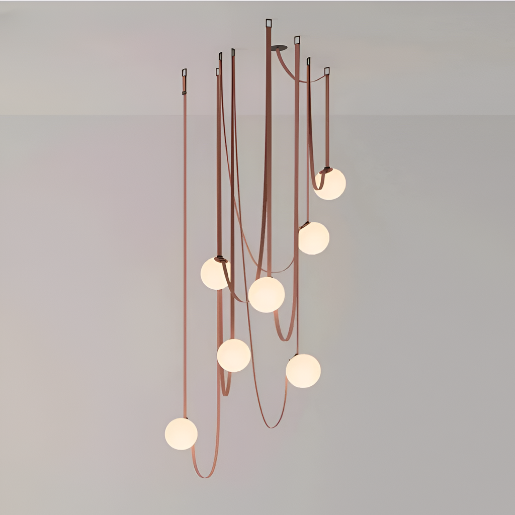 Italiensk-inspireret pendel med draperet design