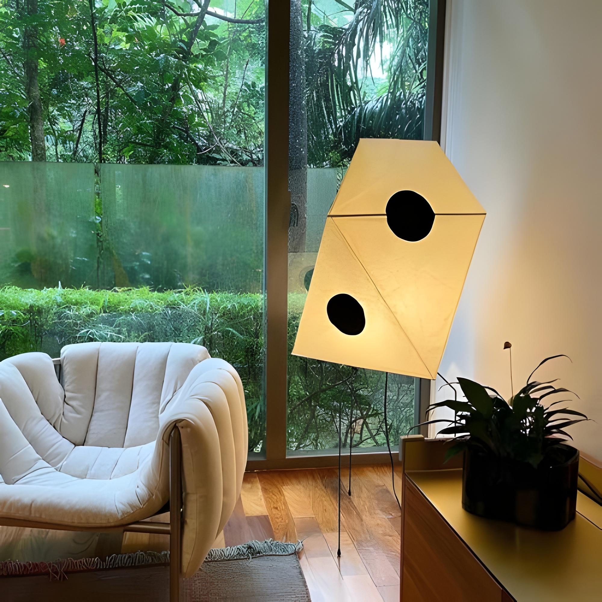 Skulpturel Geometrisk Gulvlampe - Lanterne