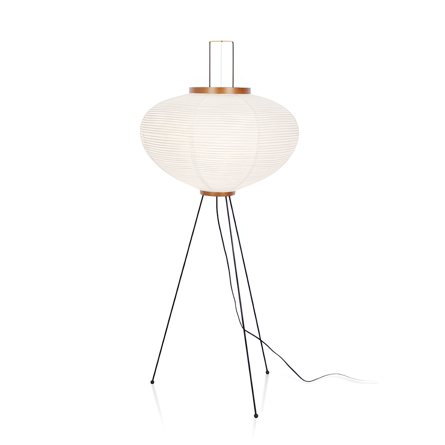 Geometrisk Papirlampe i Washi - Minimalistisk