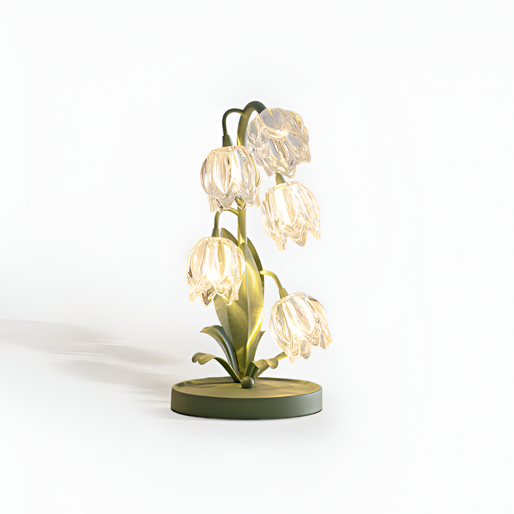 Organisk Botanisk Bordlampe - Dæmpbar