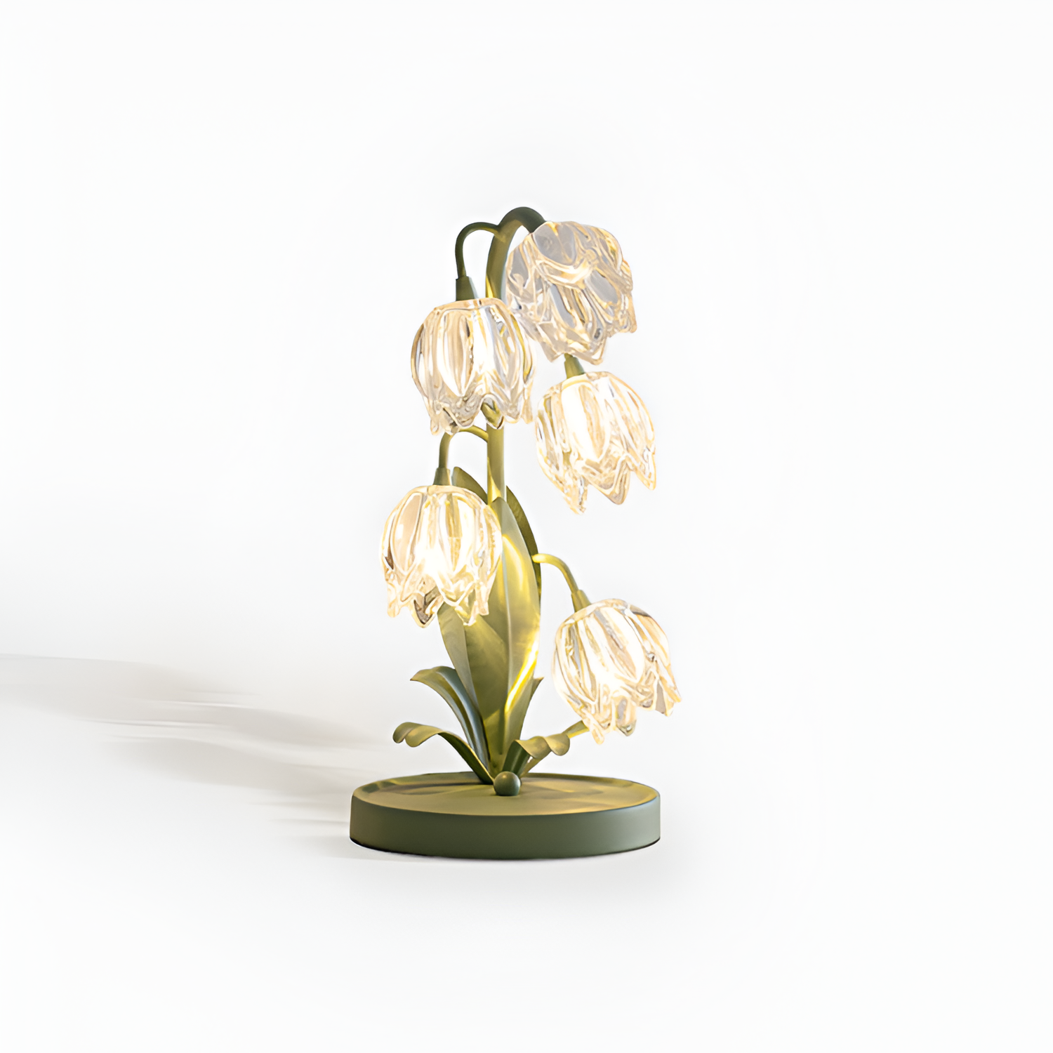 Organisk Botanisk Bordlampe - Dæmpbar