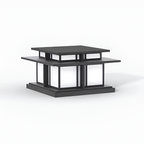 Zen-stil Solcellelampe til Søjle - Minimalistisk