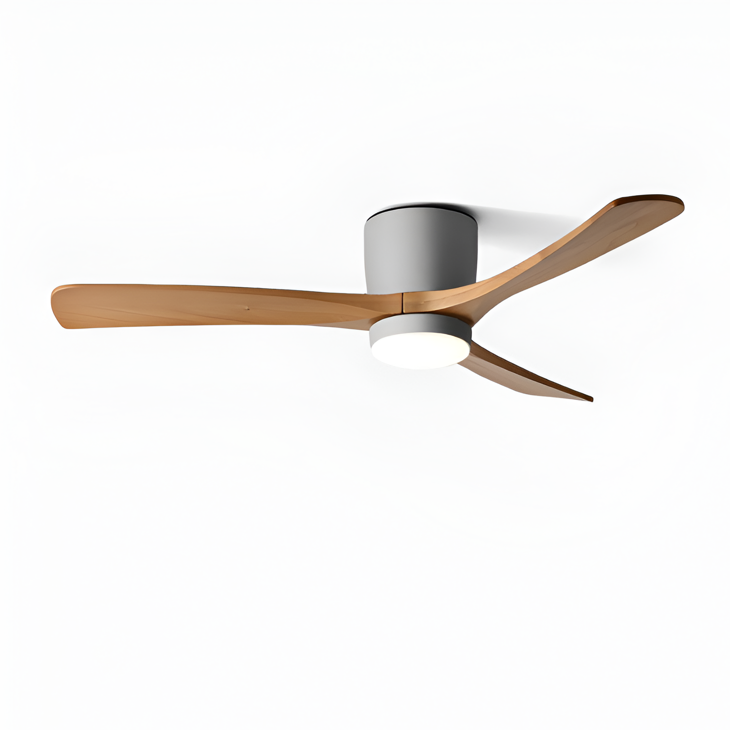Nordisk Træ Loftsventilatorslampe - Justerbar