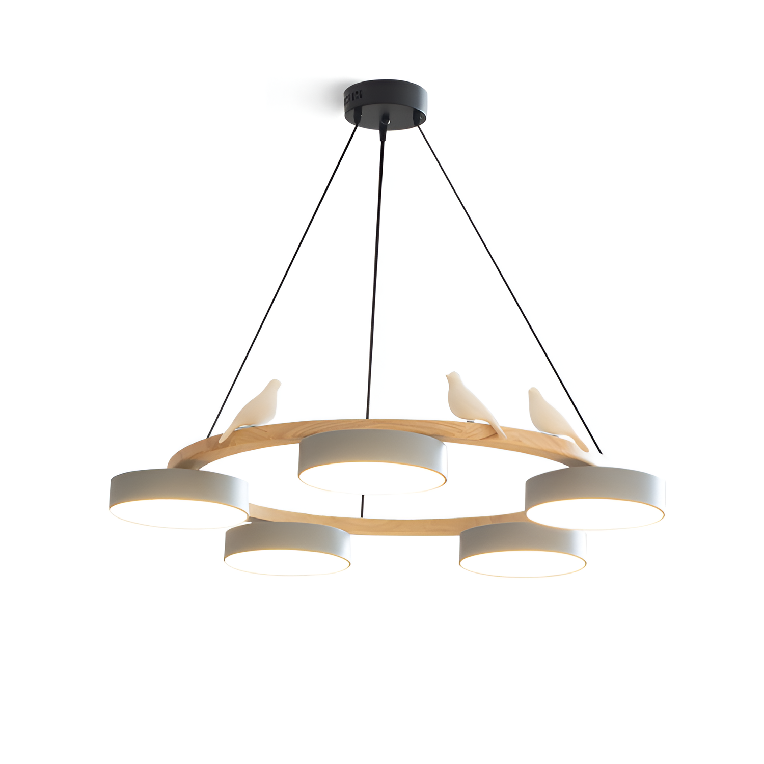 Naturtræ Nordisk Fuglelysekrone - Minimalistisk