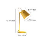 Kreativ bordlampe i form af en spand med makroner – nordisk stil