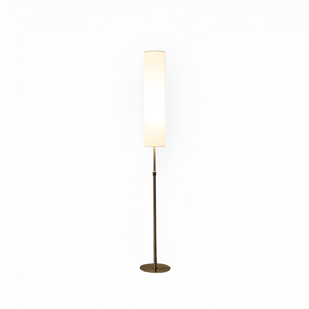 Minimalistisk Cylindrisk Gulvlampe - Justerbar