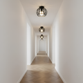 Sort Loftlampe i Industristil - Moderne Ganglampe