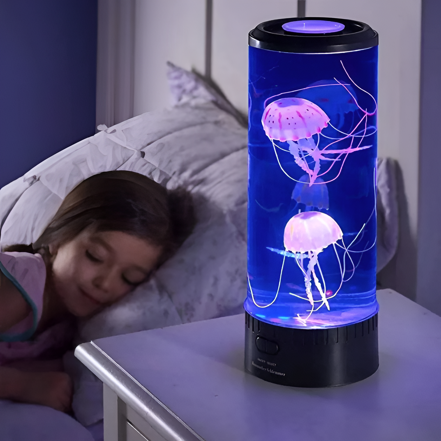 Minimalistisk Animeret Bordlampe - Stemningsbelysning