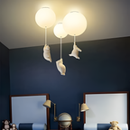 Ballonbjørn Loftlampe - Børneværelse Dekoration