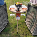 Minimalistisk Bærbart Picnicbord - Sammenfoldeligt