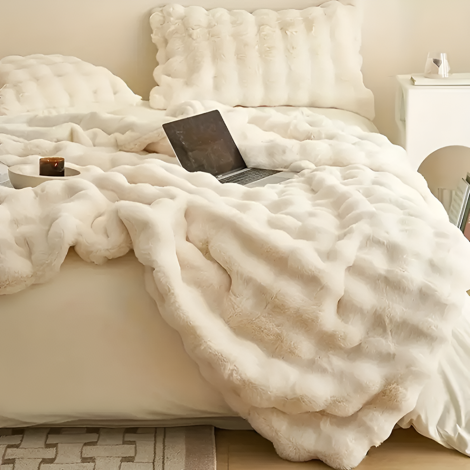 Plush Tekstureret Plaid - Rynket