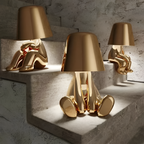 Moderne Skulpturel Bordlampe - Dekorativ
