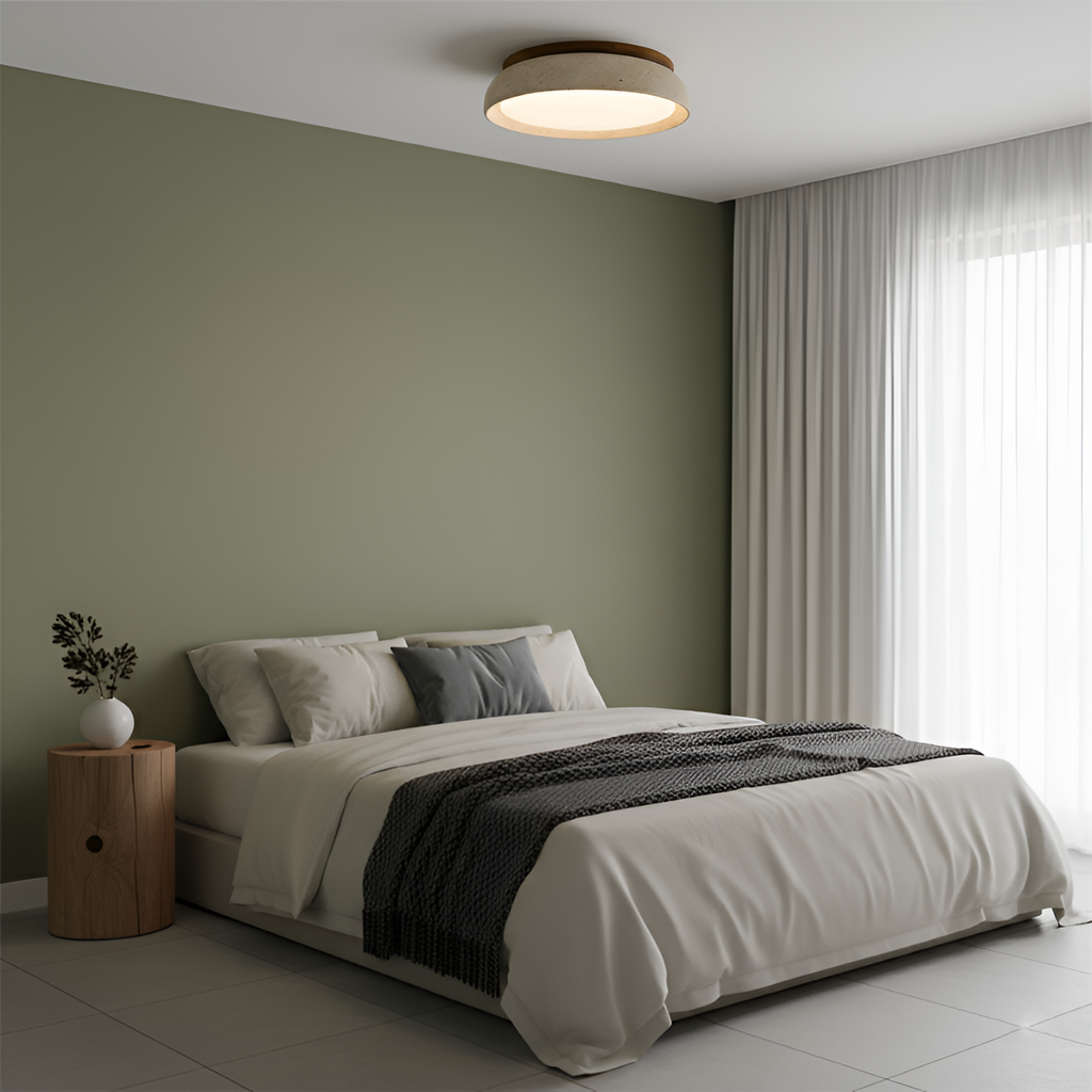 Travertine Minimalistisk Loftlampe - Dæmpbar