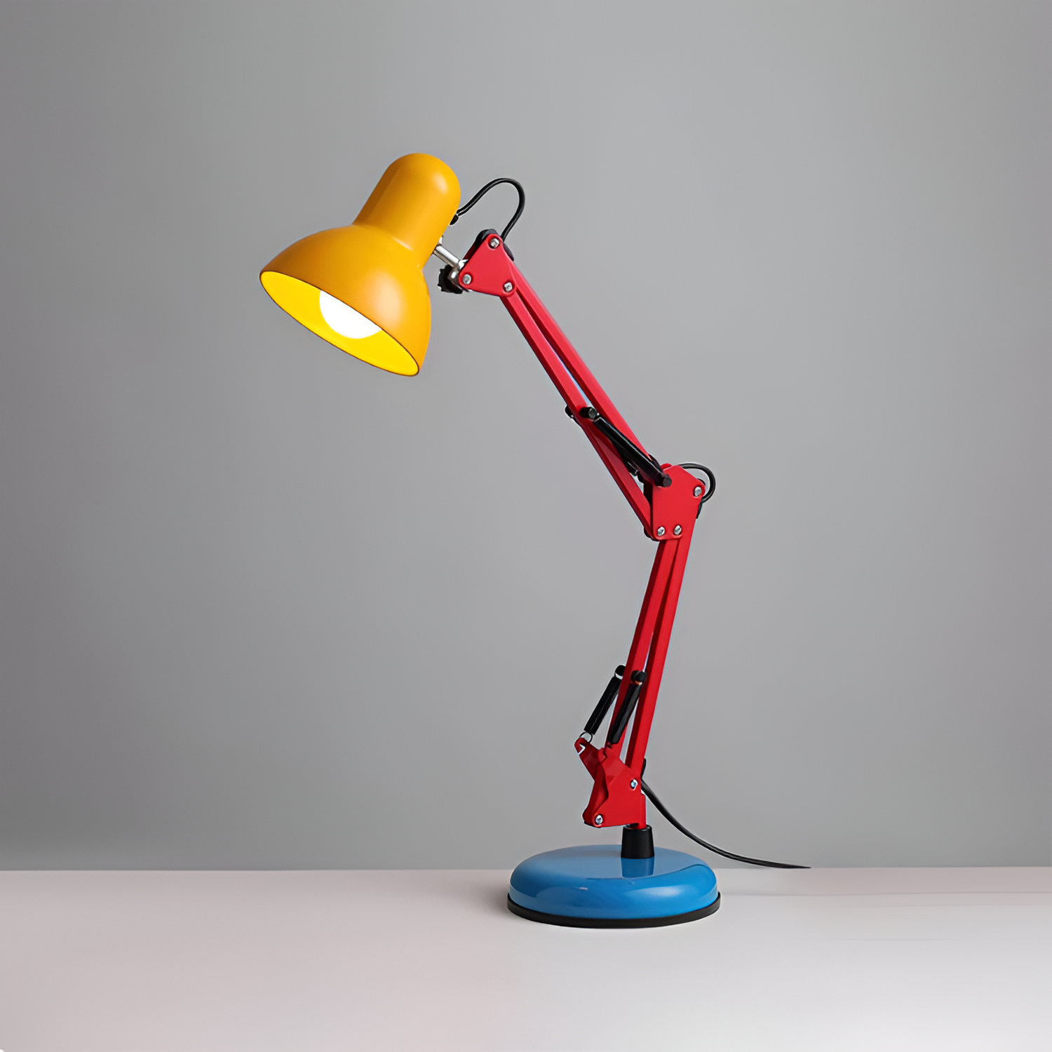 Flerleddet Industriel Skrivebordslampe - Justerbar