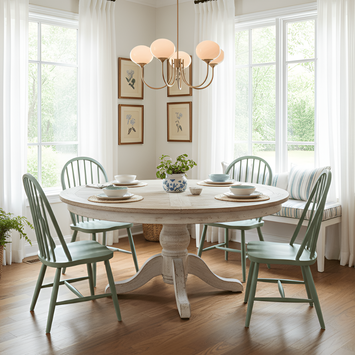 Mid Century Globe Lysekrone - Flere Lyskilder