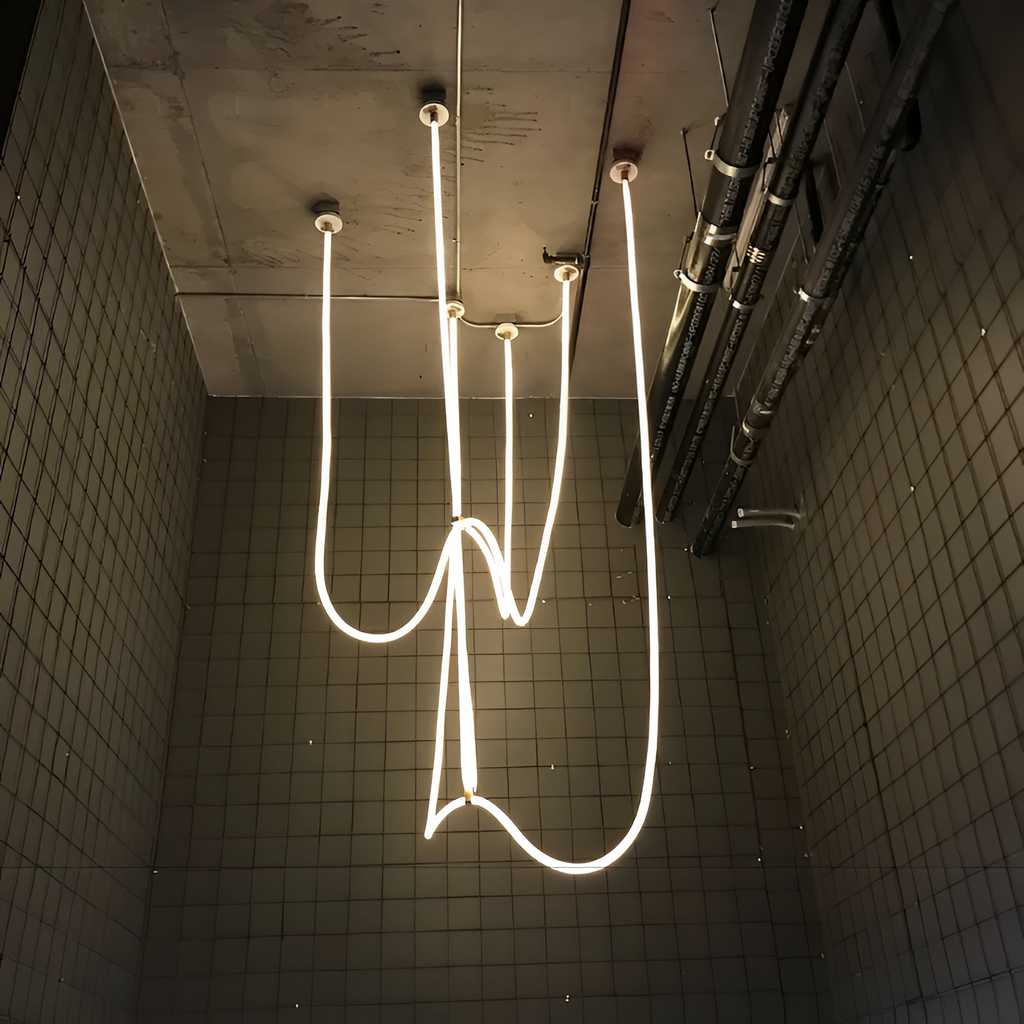Minimalistisk Modulær Loop Lysekrone - Justerbar