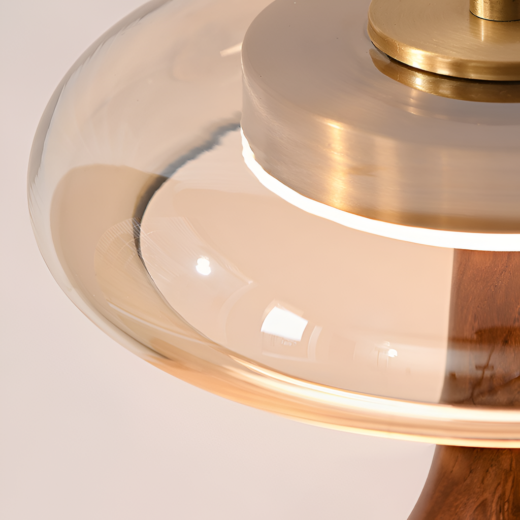 Mid-Century Mushroom Bordlampe - Dæmpbar