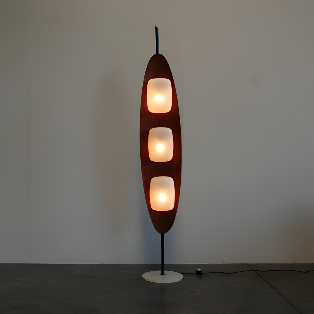 Minimalistisk Gulvlampe I Midt-århundrede-stil – Lodret