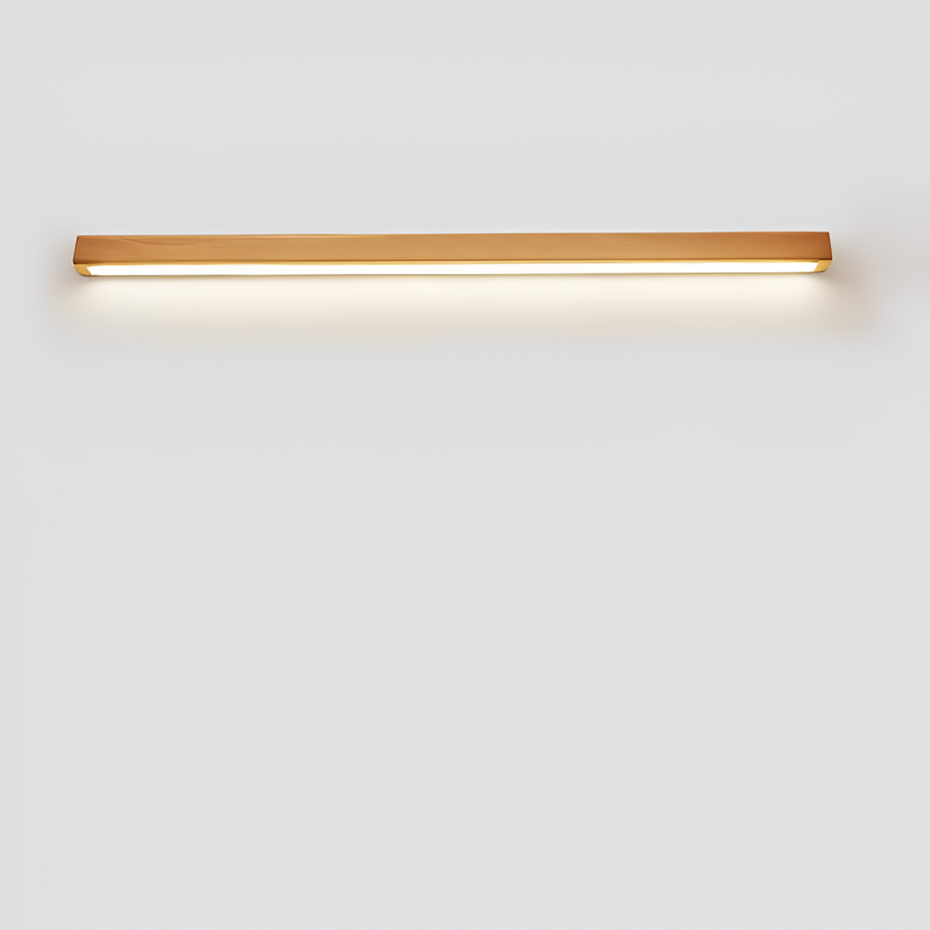 Væglampe i massivt træ med LED-lys - japansk stil