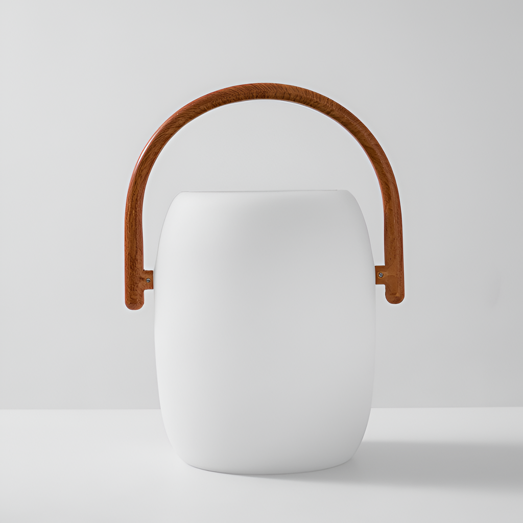 Minimalistisk bærbar lanterne lampe - solcelledrevet