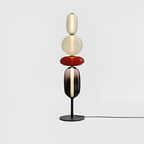Stablet Geometrisk Glasgulvlampe - Moderne