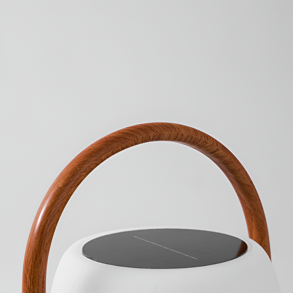 Minimalistisk bærbar lanterne lampe - solcelledrevet