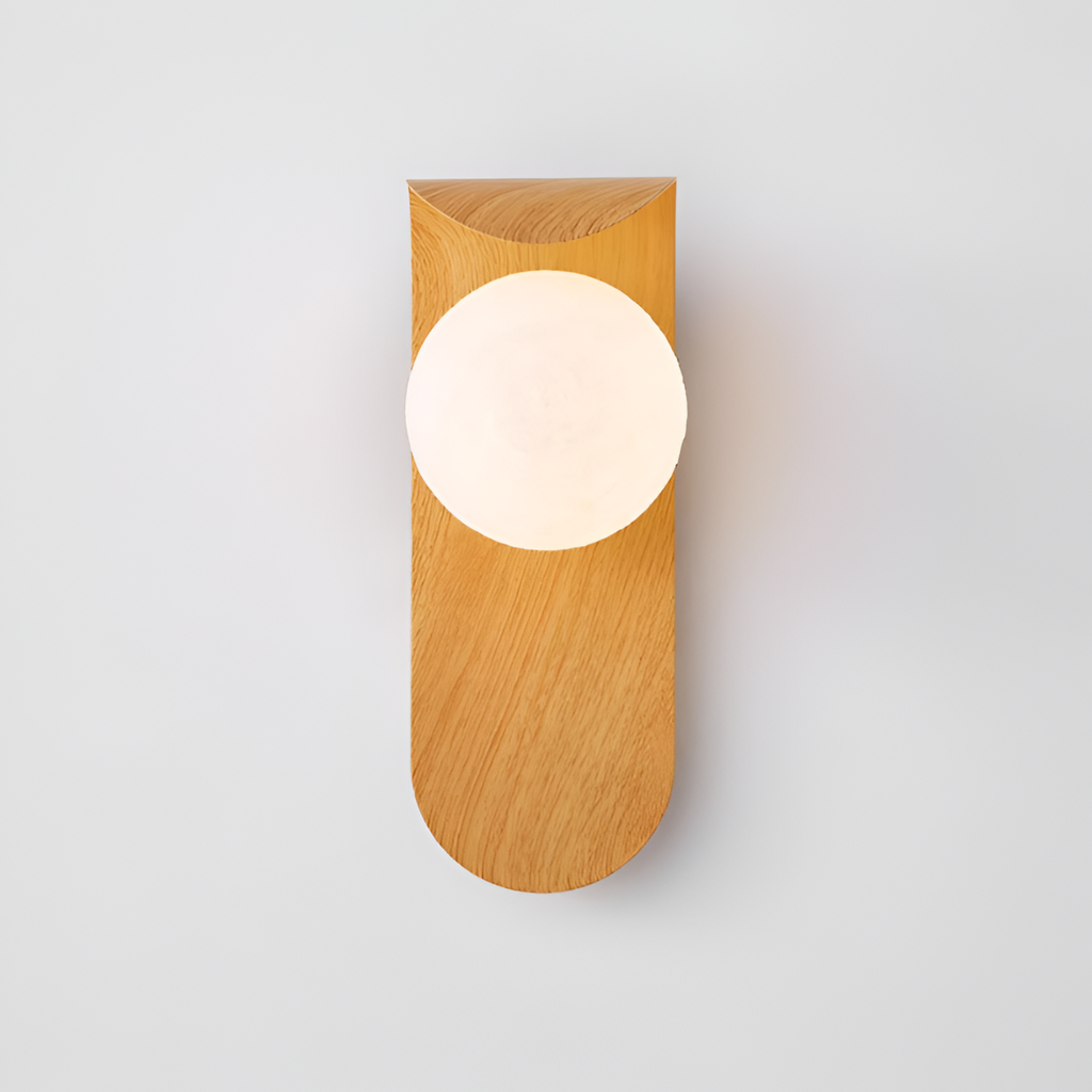 Minimalistisk buet væglampe – Art Deco-stil