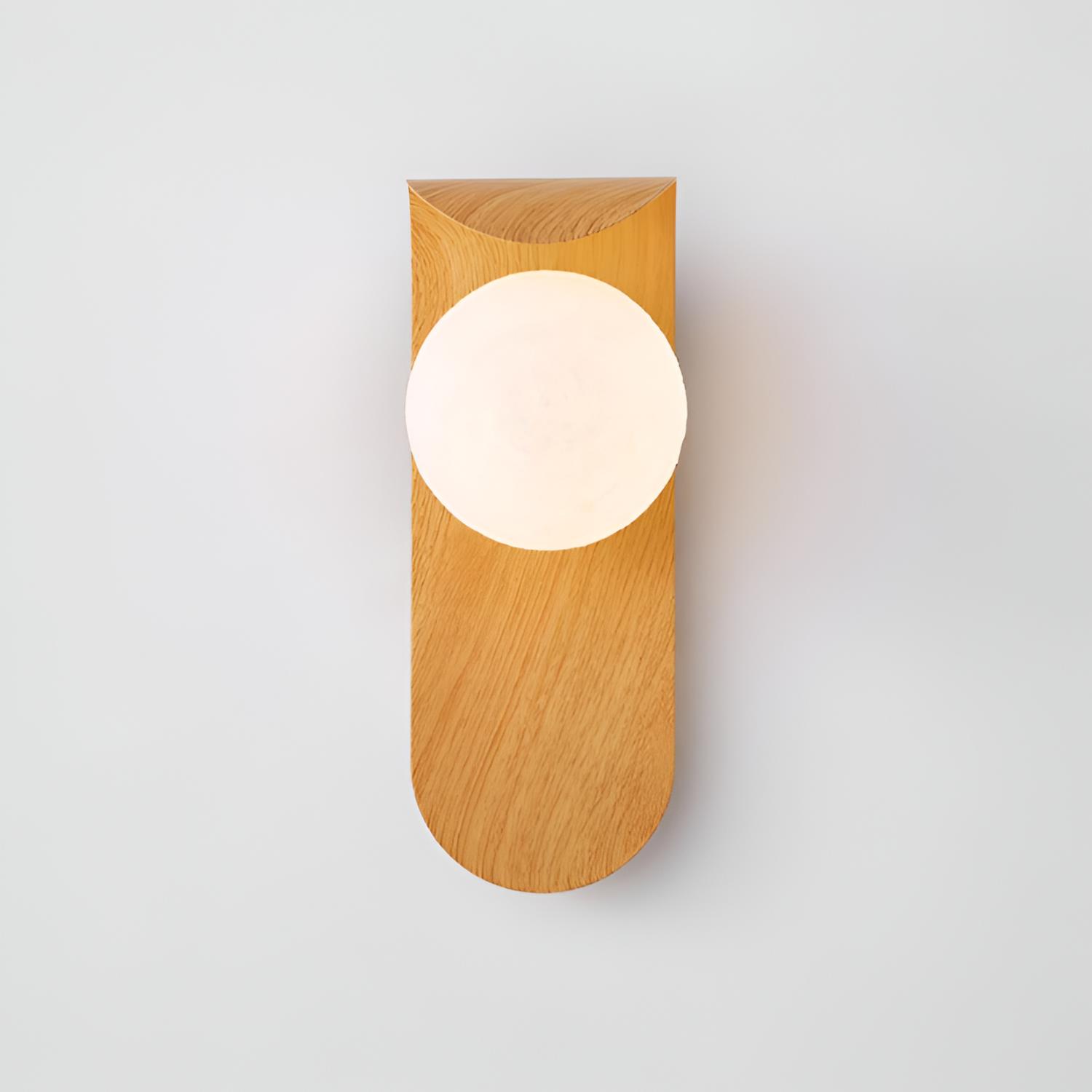 Minimalistisk buet væglampe – Art Deco-stil