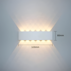 Moderne LED-væglampe – justerbar belysning