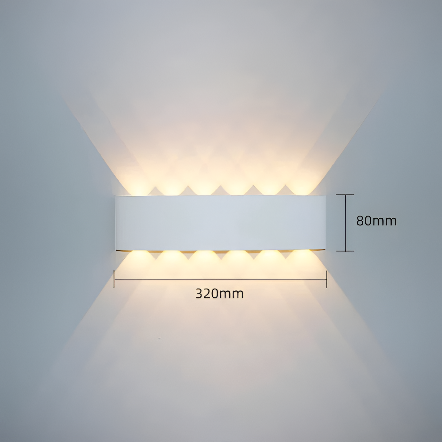 Moderne LED-væglampe – justerbar belysning