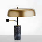 Minimalistisk Geometrisk Bordlampe - Industriel