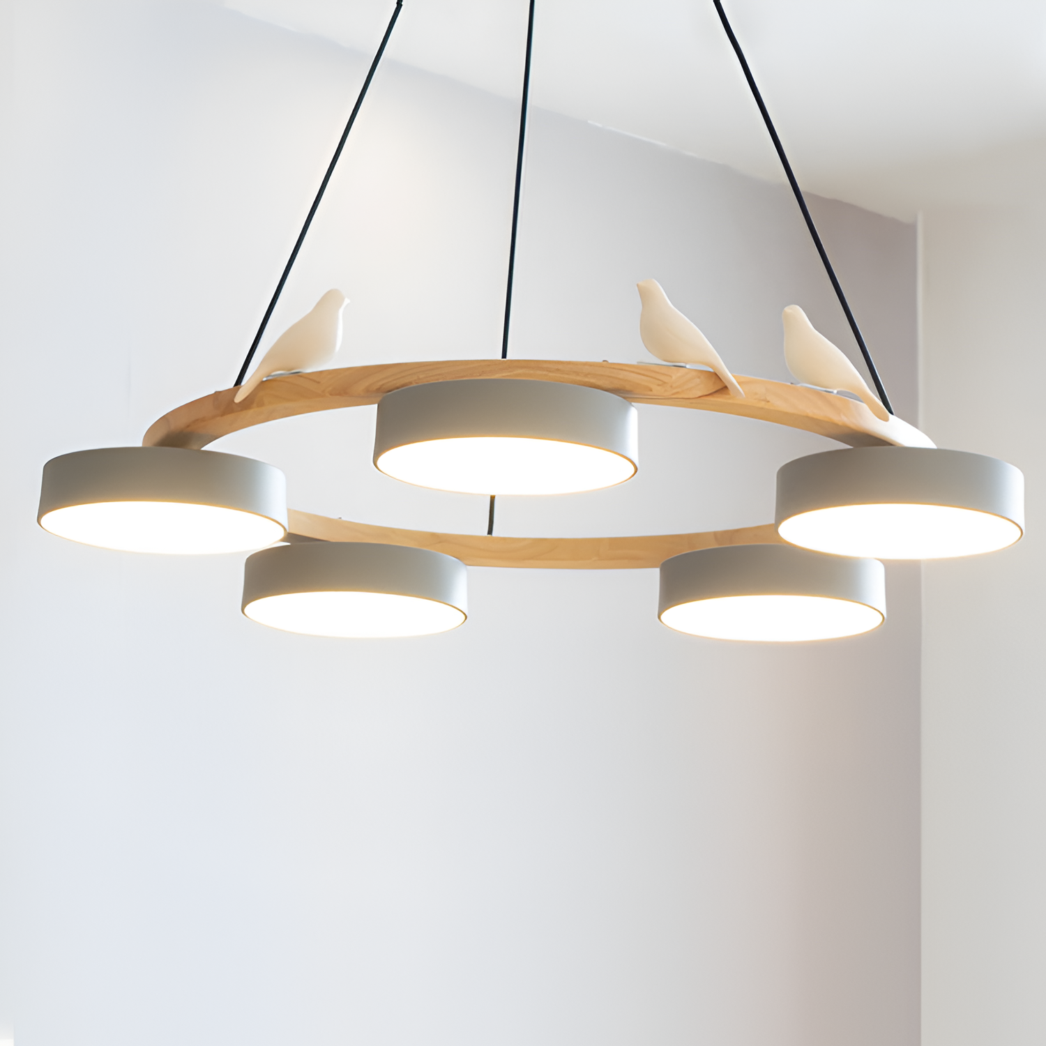 Naturtræ Nordisk Fuglelysekrone - Minimalistisk