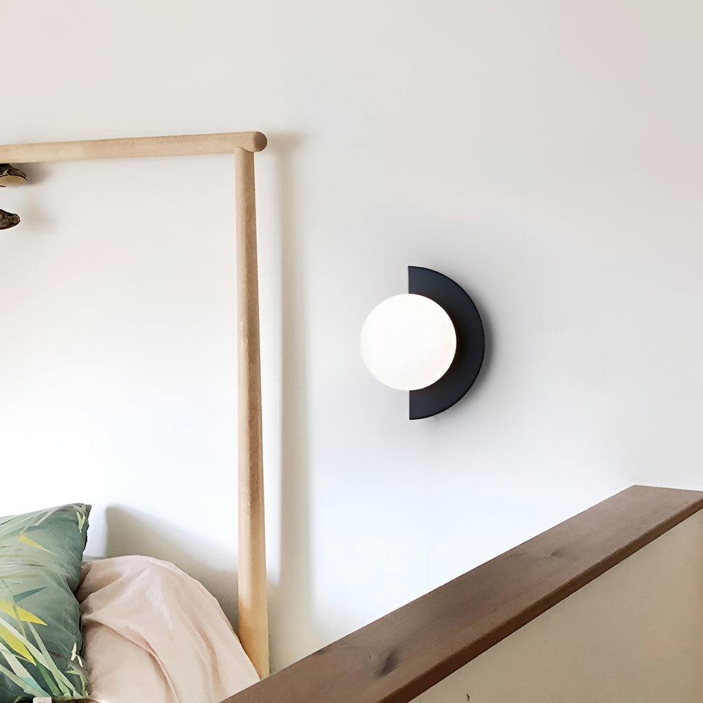 Minimalistisk Geometrisk Væglampe - Drejelig