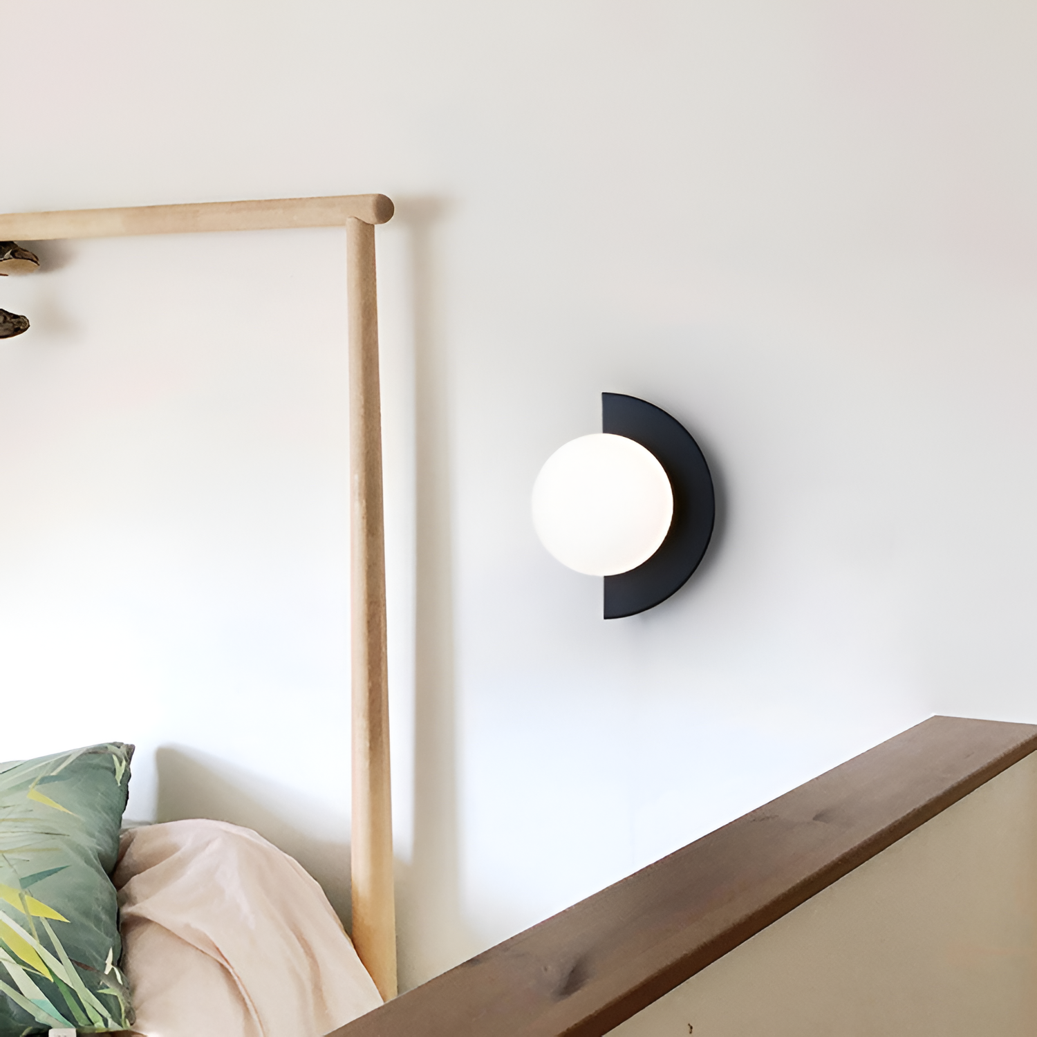 Minimalistisk Geometrisk Væglampe - Drejelig