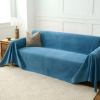 Minimalistisk Tekstureret Sofaovertræk - Skridsikkert
