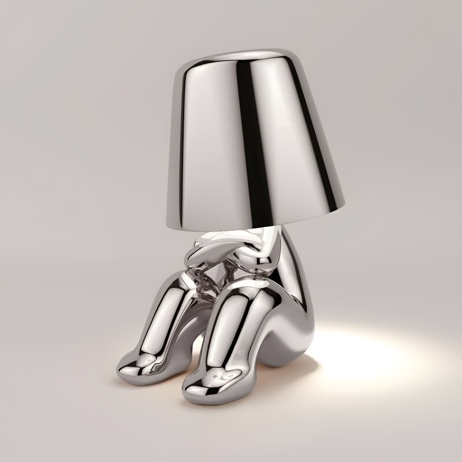 Moderne Skulpturel Bordlampe - Dekorativ