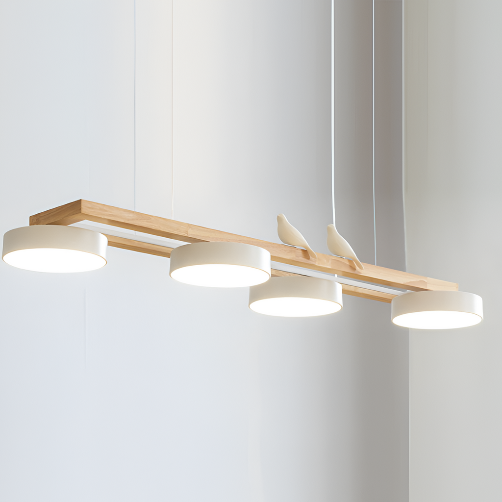 Nordisk Lineær Lysekrone - Minimalistisk