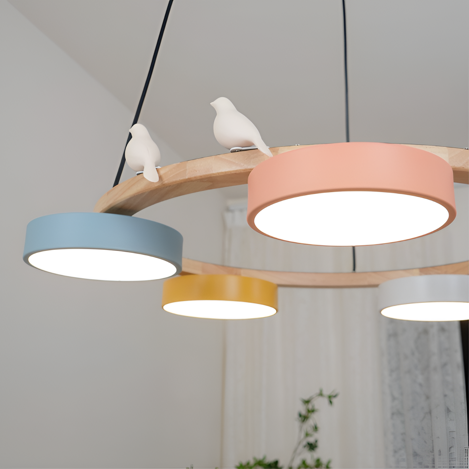 Naturtræ Nordisk Fuglelysekrone - Minimalistisk