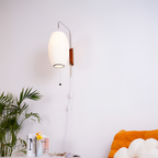 Svingarm Rillet Væglampe - Minimalistisk