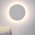 Minimalistisk Rund Væglampe - Moderne