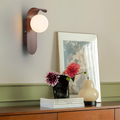 Minimalistisk buet væglampe – Art Deco-stil