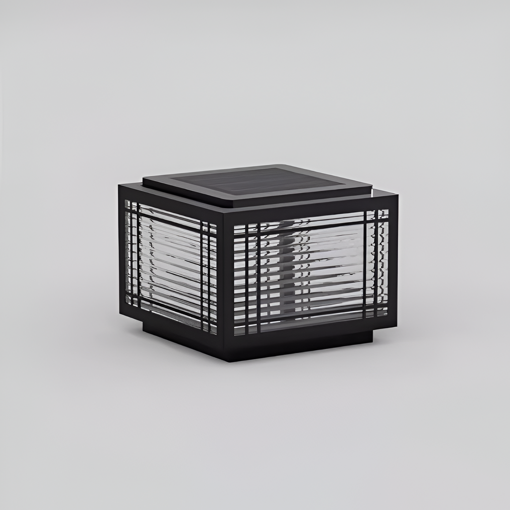 Moderne Minimalistisk Stolpelampe - Solcelledrevet