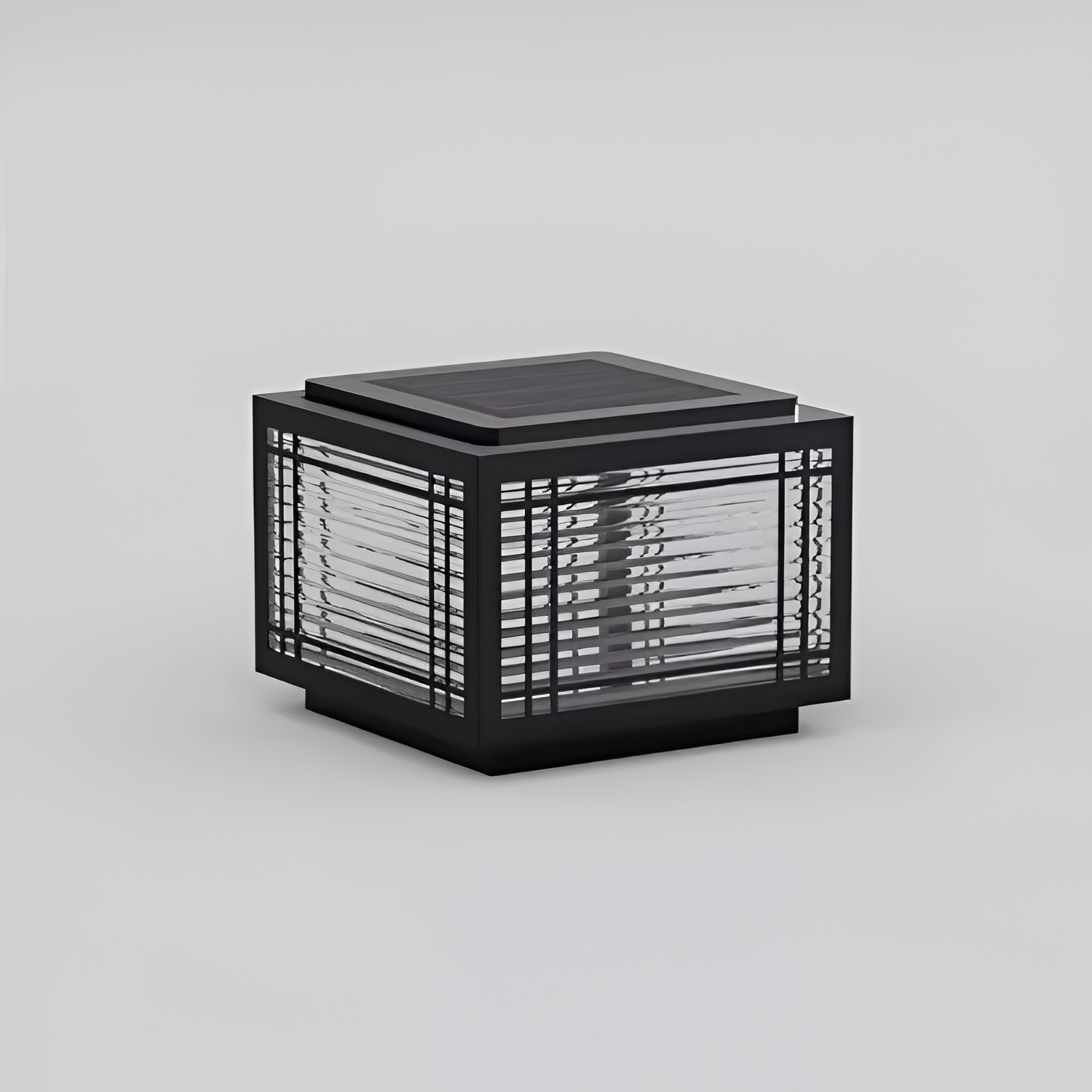 Moderne Minimalistisk Stolpelampe - Solcelledrevet